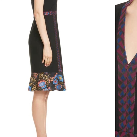 Etro flutter sleeve sheath dress - Picture 3 of 4